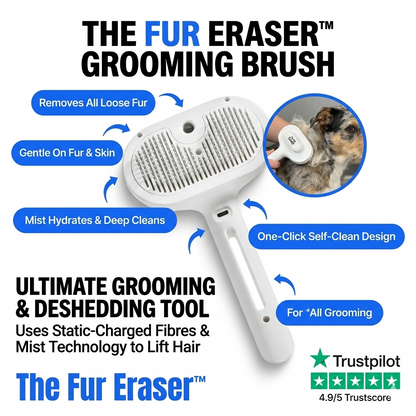 Self-Clean Grooming Brush
